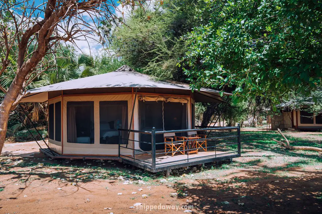 Ashnil Lodge tent at Samburu National Reserve