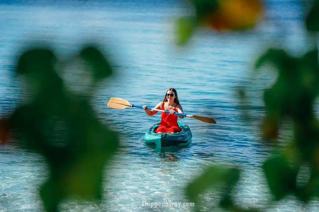 Kayaking in Gan Island, Maldives - top things to do