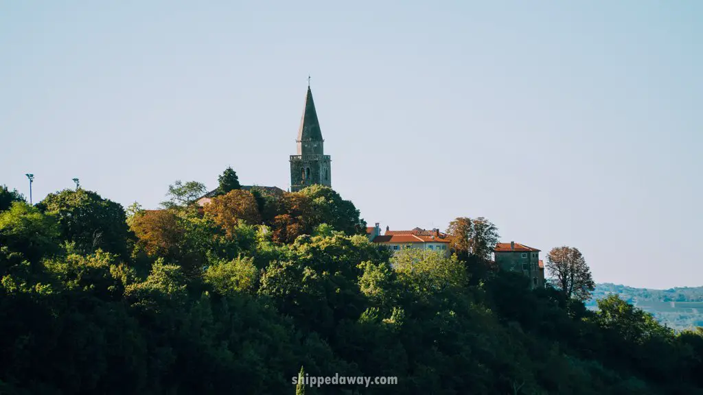 View of Groznjan, Croatia