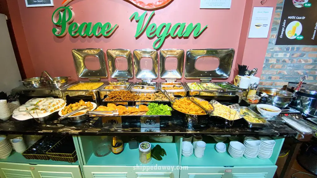 Peace Vegan buffet in Hanoi