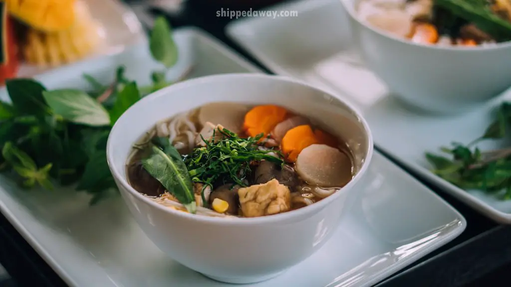 Vegetable soup at Anantara Mui Ne