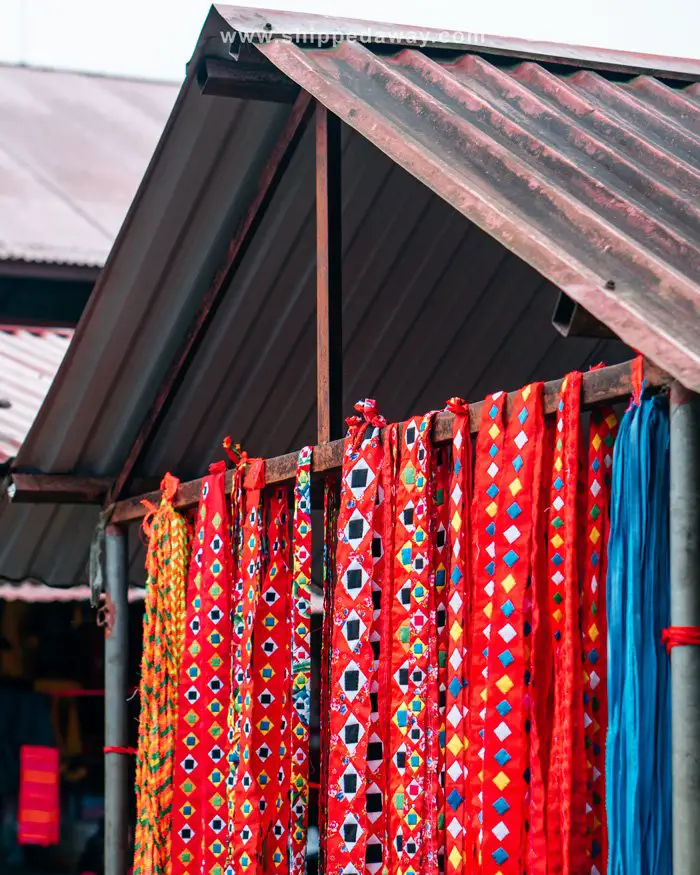 Local clothes at Pa Co Market in Mai Chau, Vietnam