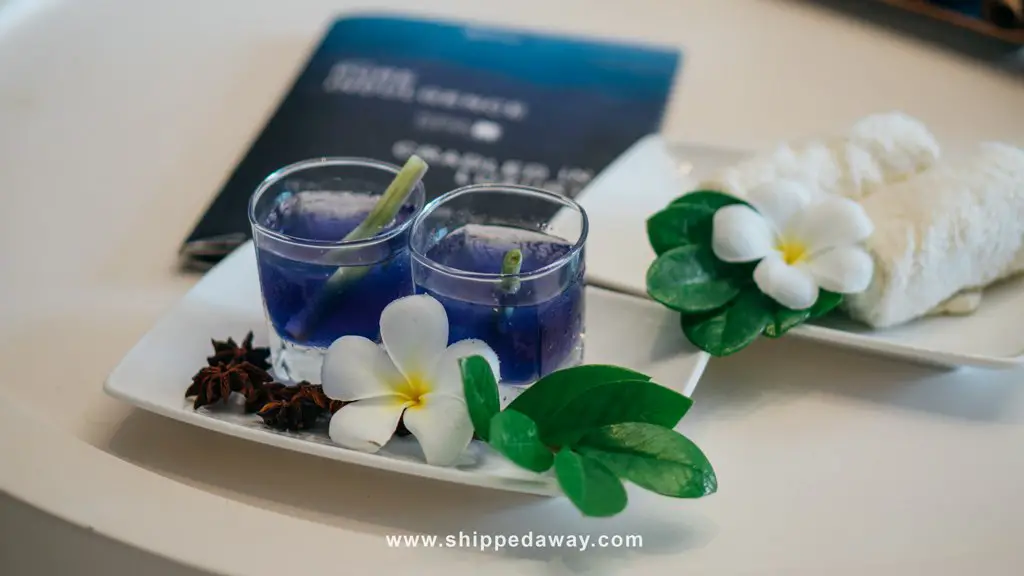 Welcome tea at spa Radisson Blu Resort Cam Ranh