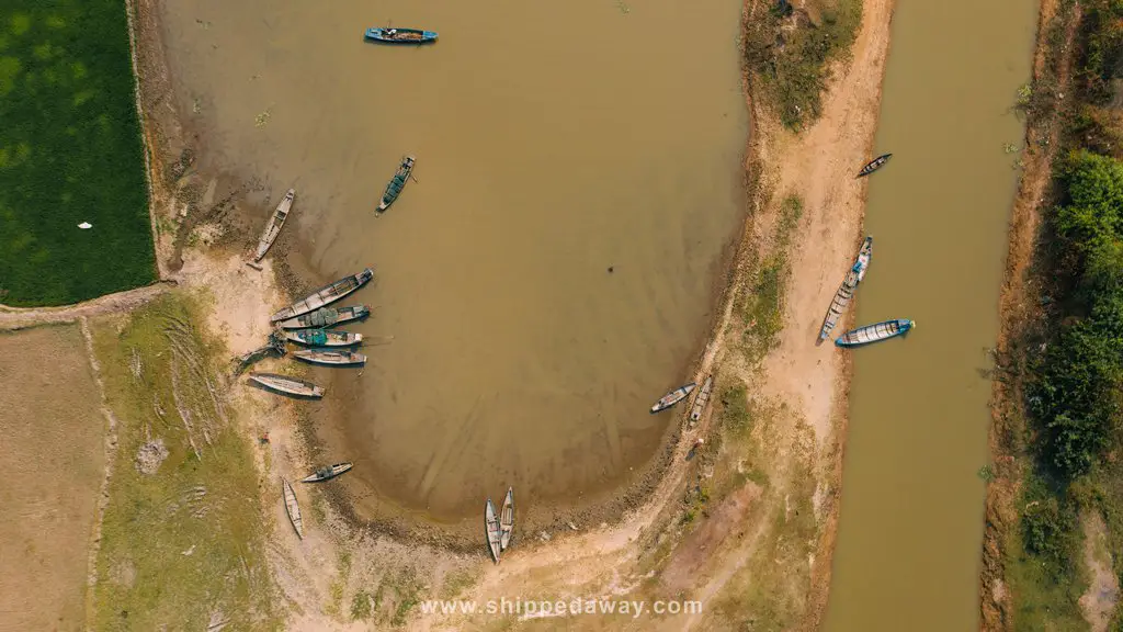 Aerial view of Lak Lake, Dak Lak