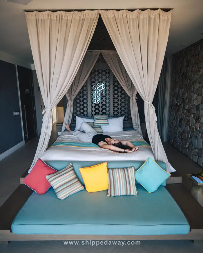 Bedroom at a cliff villa in Mia Nha Trang Resort