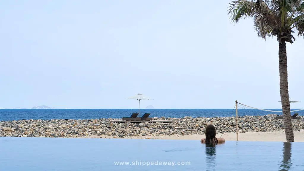 Infinity pool at Mia Nha Trang Resort, Vietnam