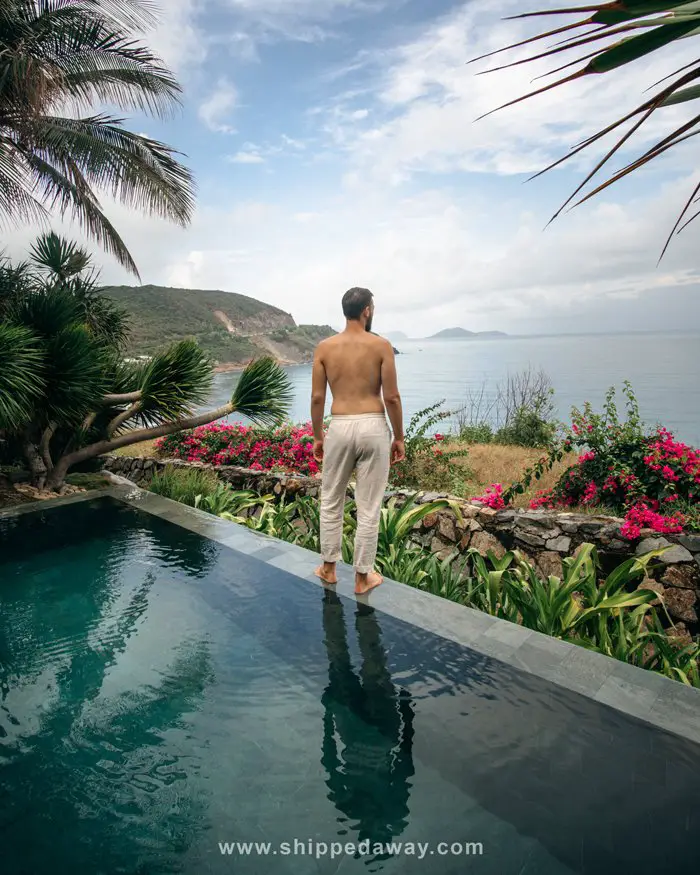 Matej Špan at cliff villa, Mia Nha Trang Resort, Vietnam