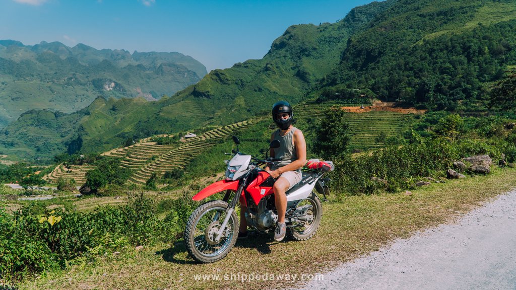 Honda XR150 motorbike on the Ha 
Giang Loop - Ha Giang Loop Travel Guide - Ha Giang Loop Guide