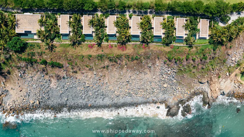 Mia Nha Trang Cliff Villas aerial view