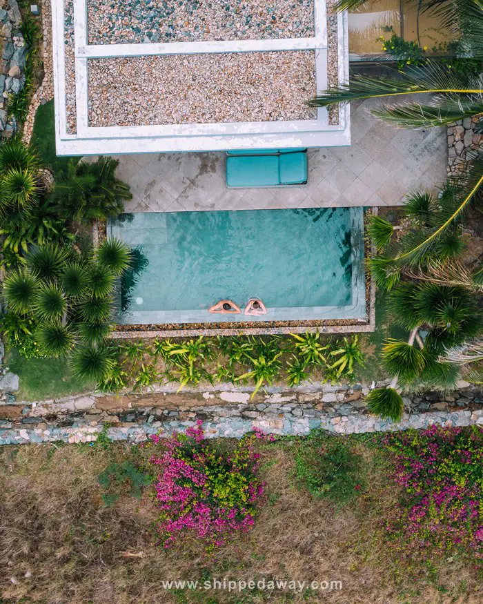 Mia Nha Trang Resort Cliff Villa aerial