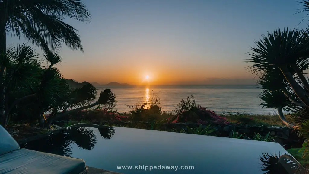 Cliffa villa sunrise view at Mia Nha Trang