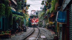 Famous Hanoi Train Street