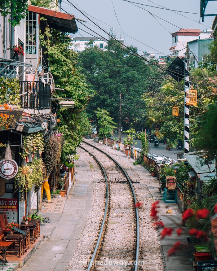 Empty Hanoi Train Street
