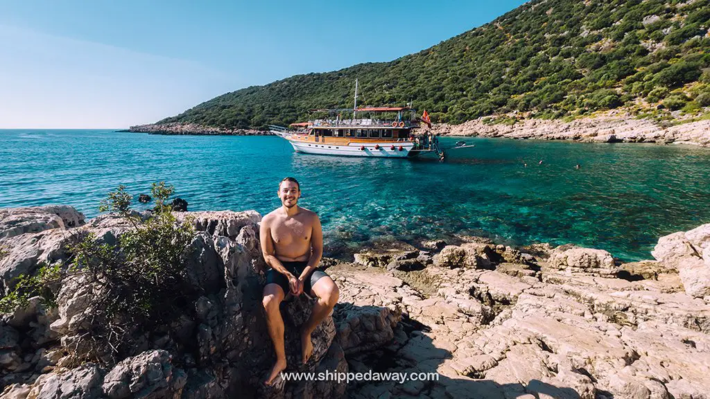 Matej Špan at Inonu Bay, Kas, Turkey