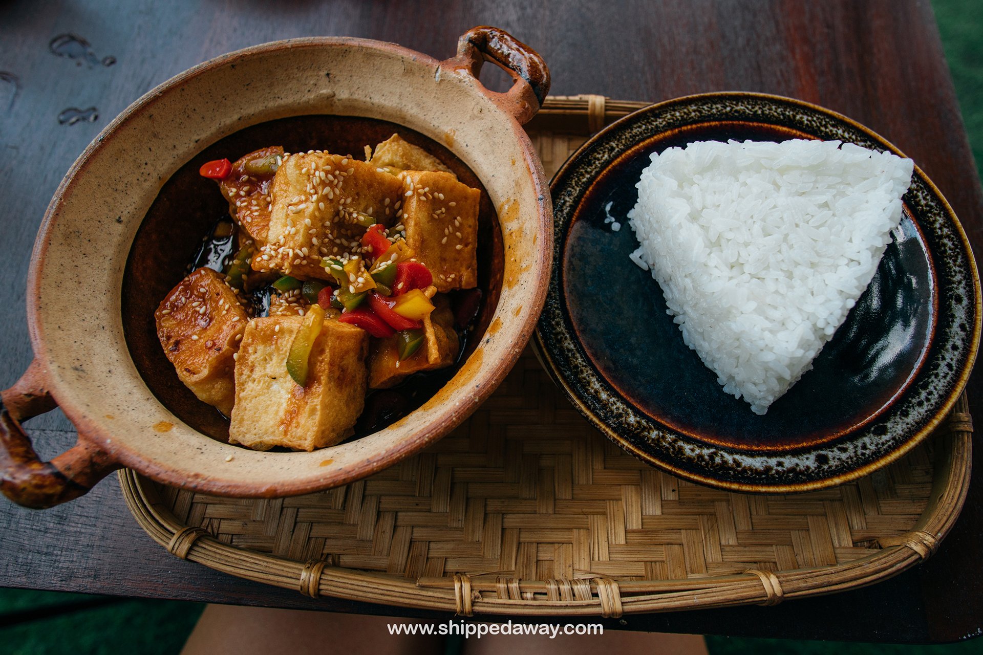 Tofu at Peas restaurant, Da Nang