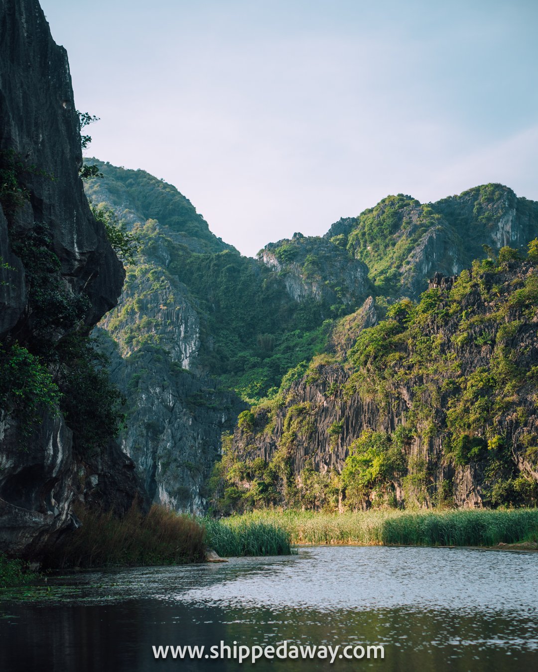 Stunning landscape of Van Long Nature Reserve in Ninh Binh