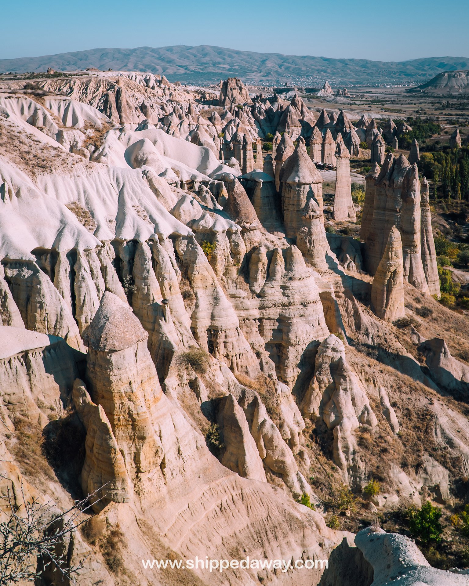 Viewpoint of Love Valley in Cappadocia