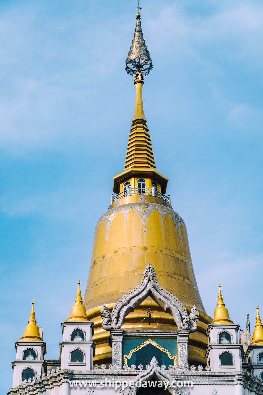 Buu Long Pagoda tower in Ho Chi Minh City in Vietnam