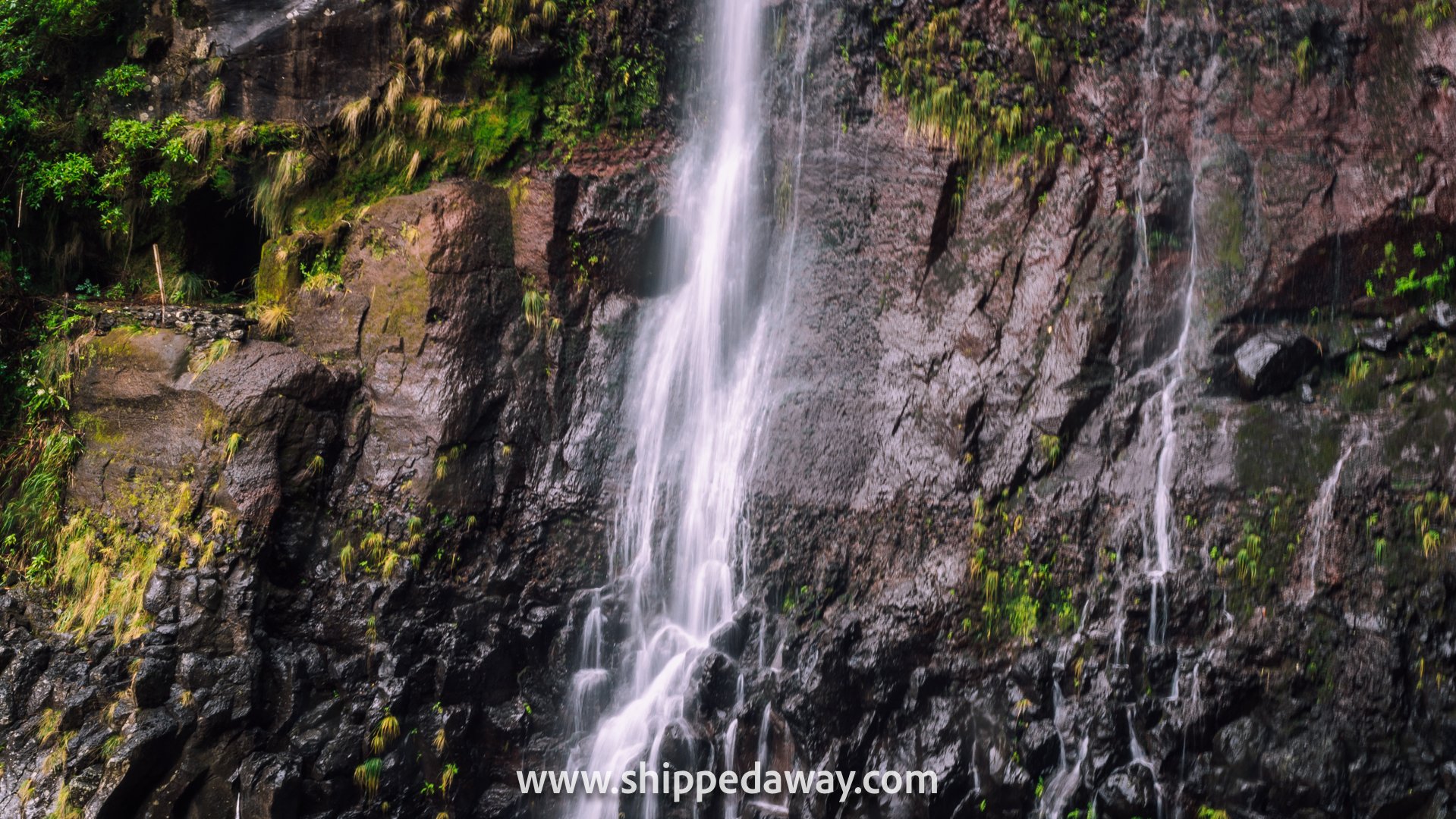 Flow of Risco Waterfall, 25 Fontes, Madeira