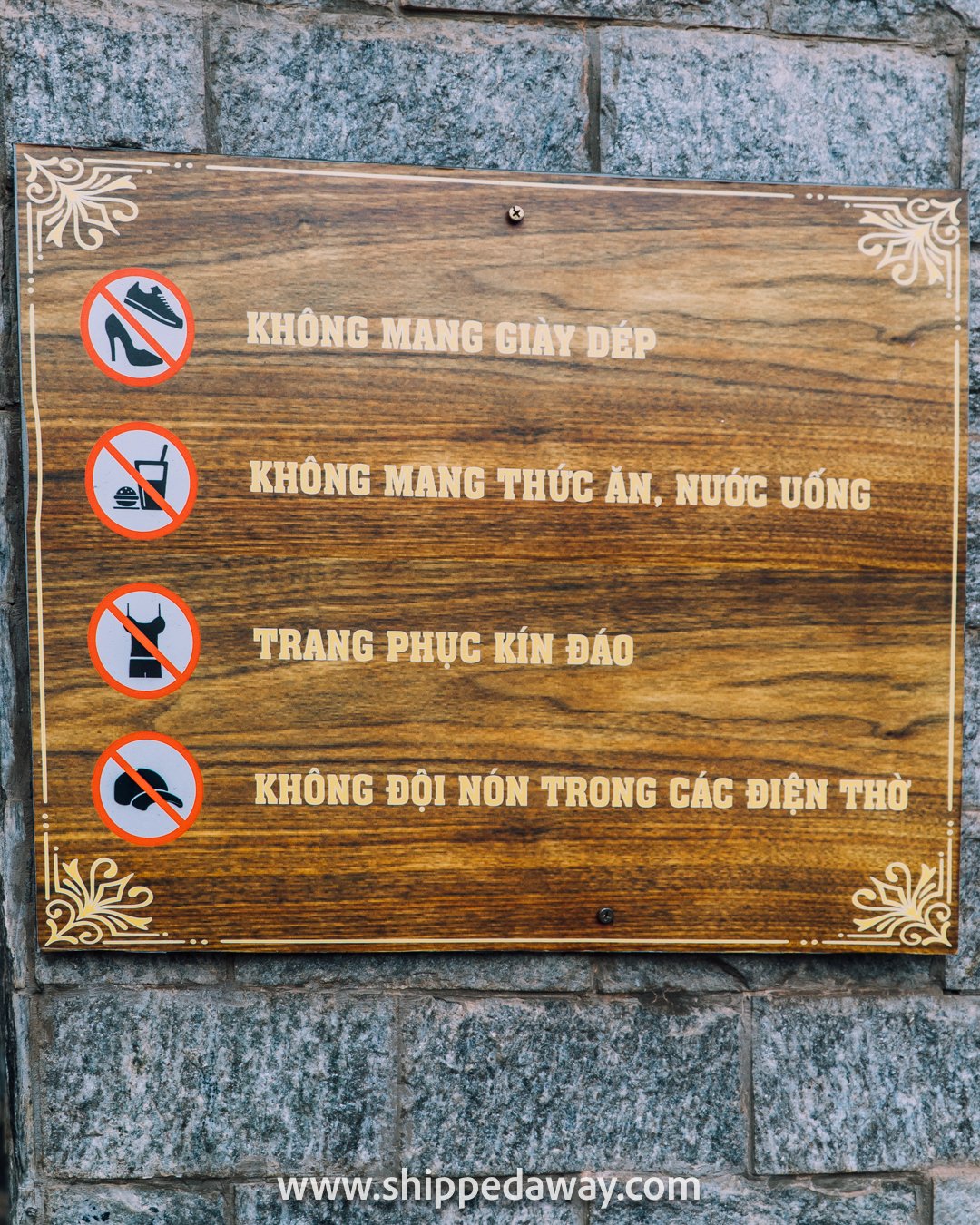 Rules for visiting Buu Long Pagoda in Ho Chi Minh City