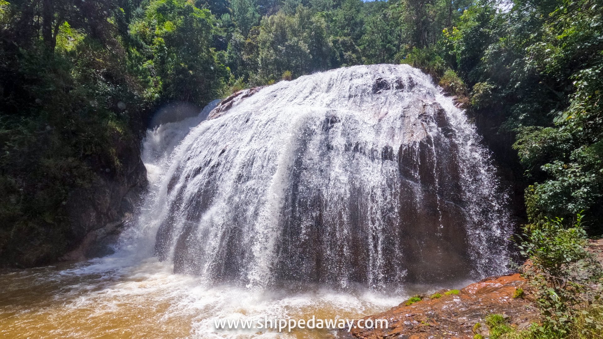 Big waterfall, Da Lat Canyoning, Vietnam