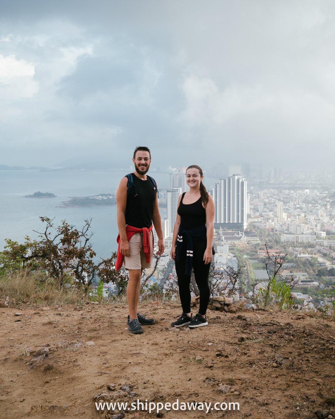 Arijana Tkalcec and Matej Span at Co Tien hike, Nha Trang, Vietnam