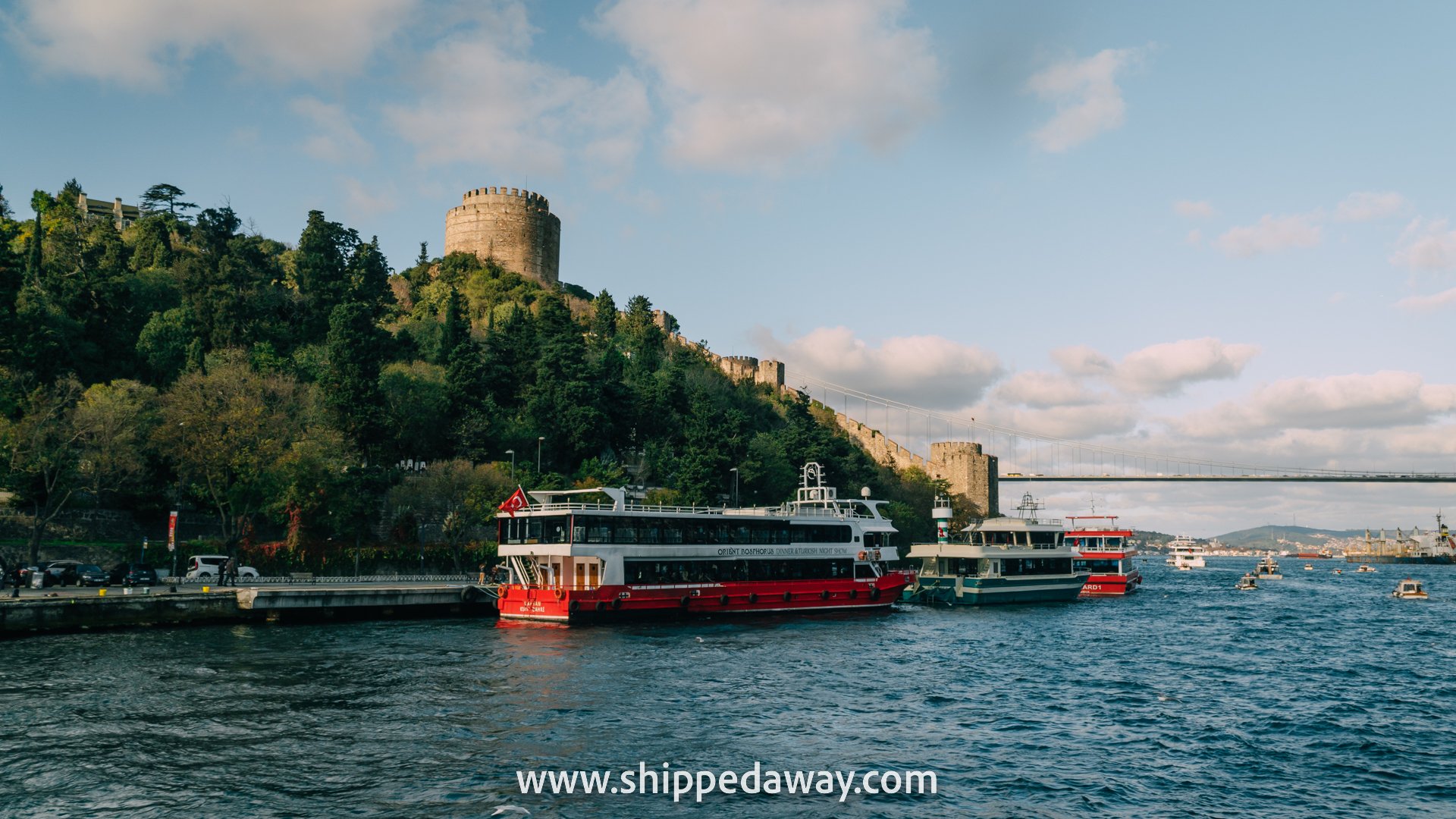 Rumeli Fortress from Bosphorus Cruise, Istanbul