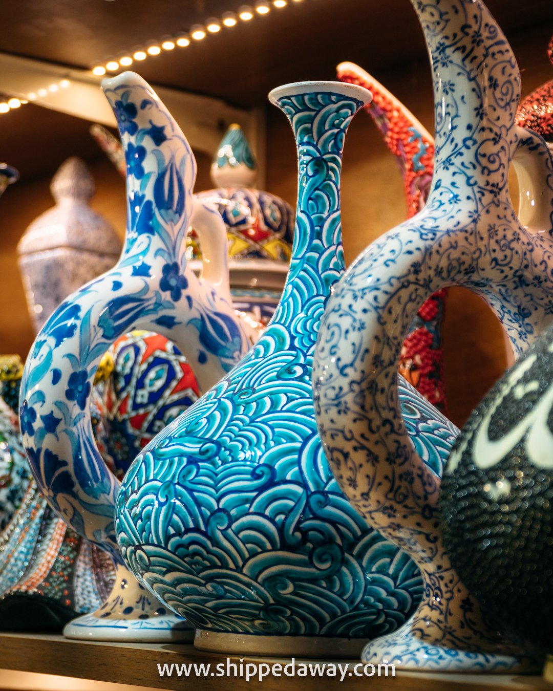 Vases and ceramics, Grand Bazaar, Istanbul, Turkey