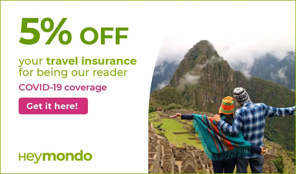 5% Off Heymondo Travel Insurance