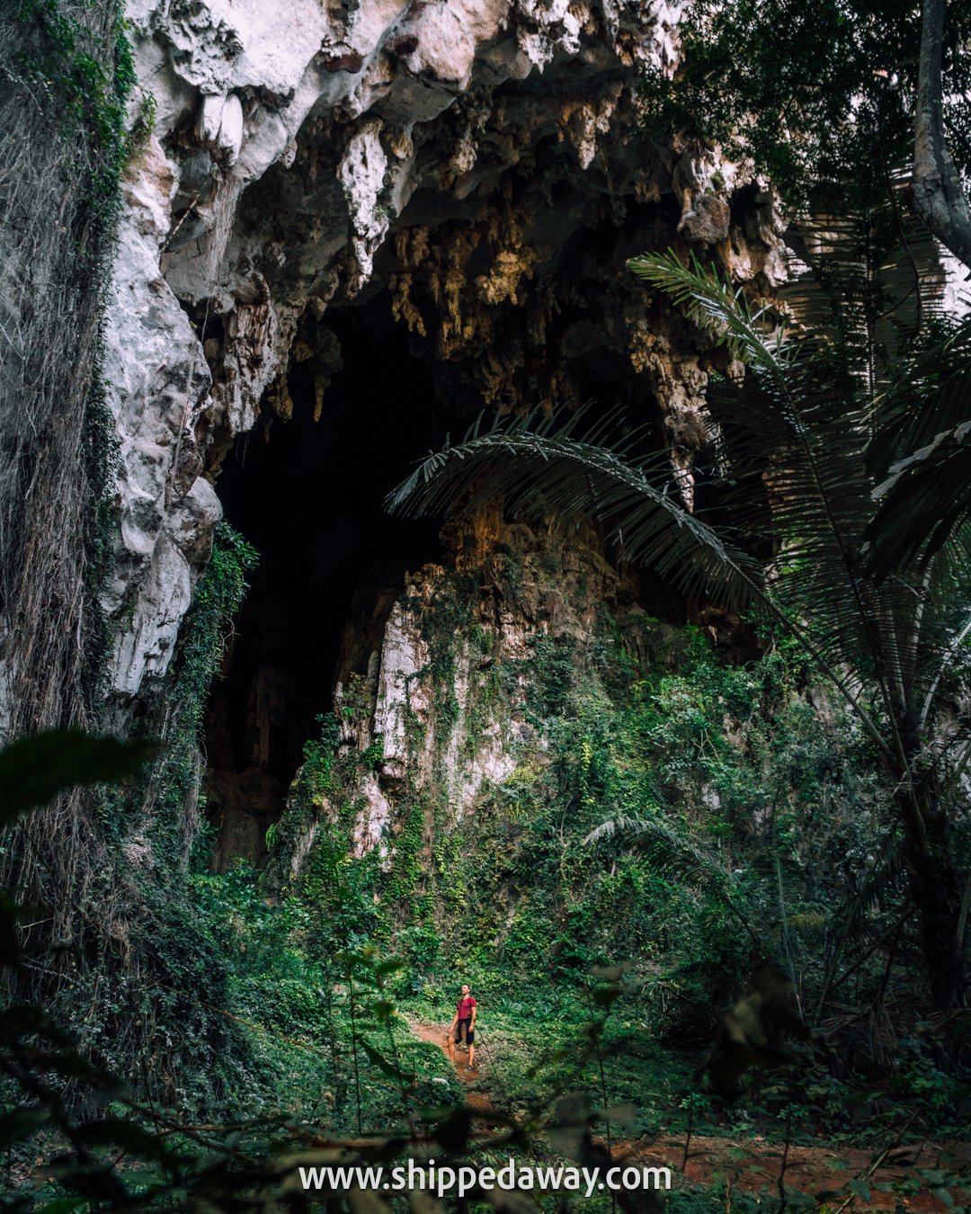 Hiking to Kaew Cave, Khao Sok, Thailand