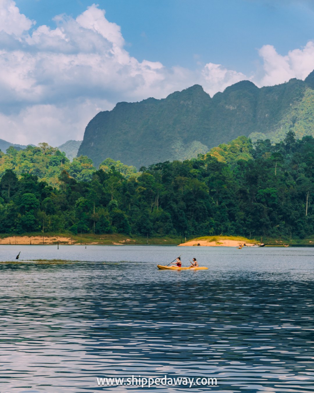 Kayaking on Cheow Lan Lake, Khao Sok National Park