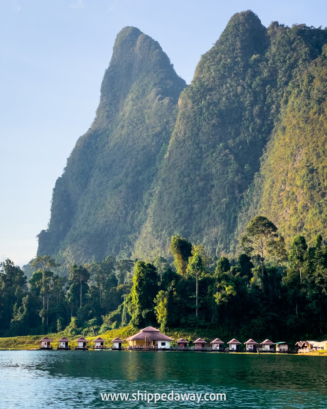 Floating bungalows Cheow Lan Lake, Khao Sok National Park