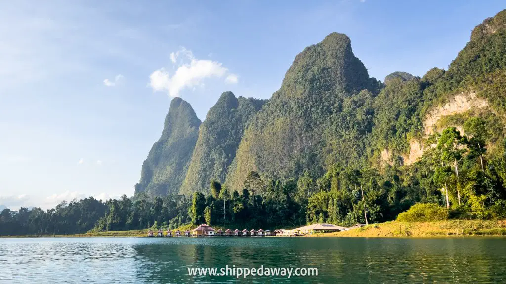 Best Thailand SIM Card for Tourists - Floating bungalows Cheow Lan Lake, Khao Sok National Park