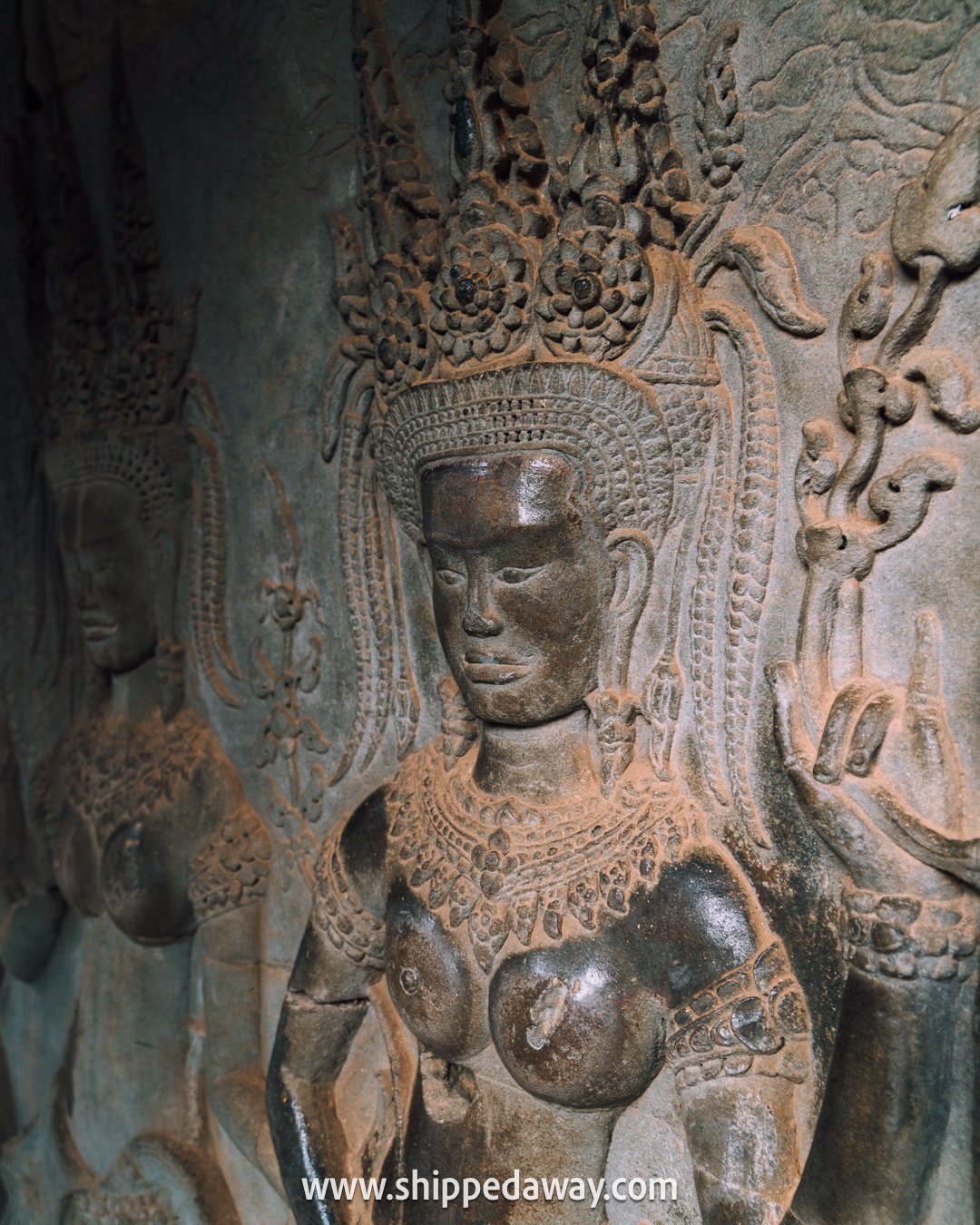 Carvings and details, Angkor Wat, Siem Reap, Cambodia
