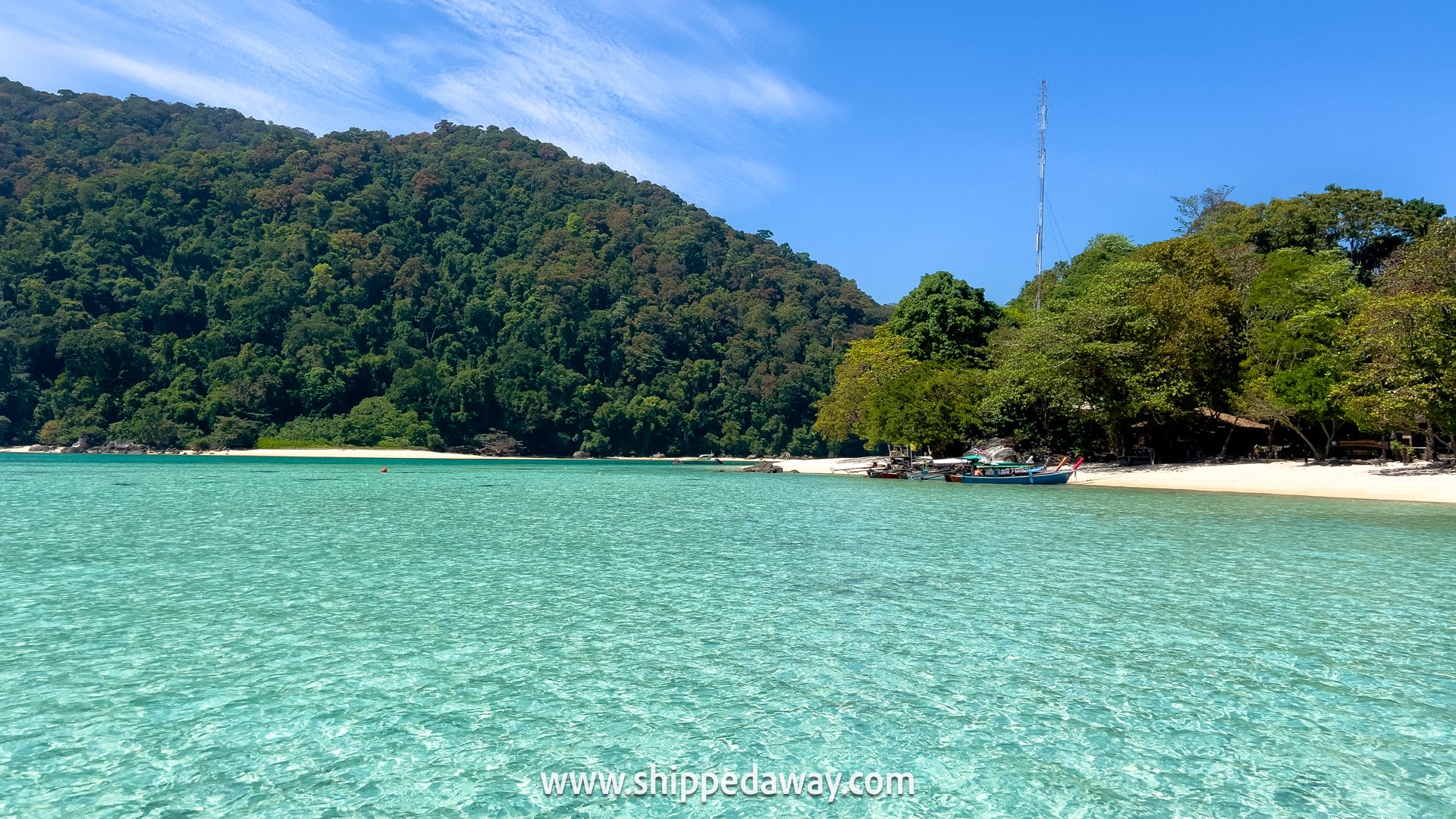 Crystal clear water and white sand beaches of Surin Islands