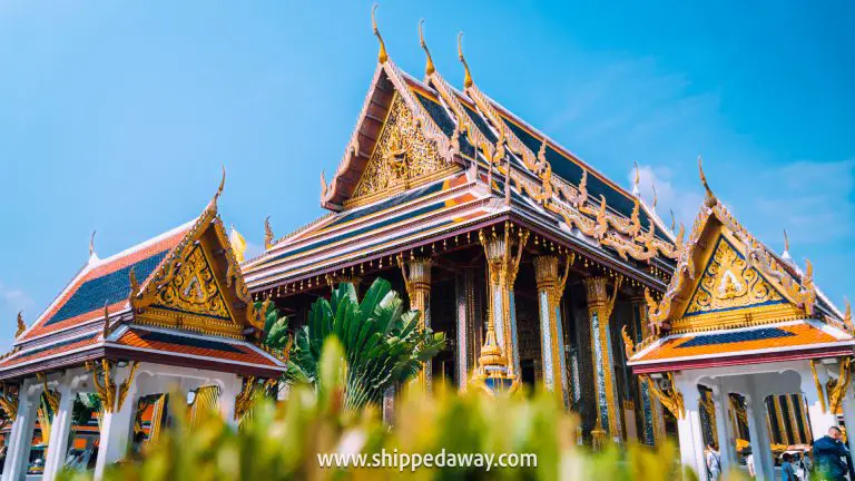 Beautiful architecture at The Grand Palace, Bangkok, Thailand