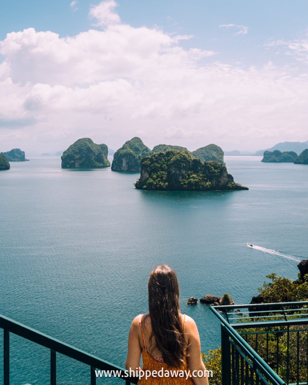 View from 360 viewpoint on Hong Island, Krabi