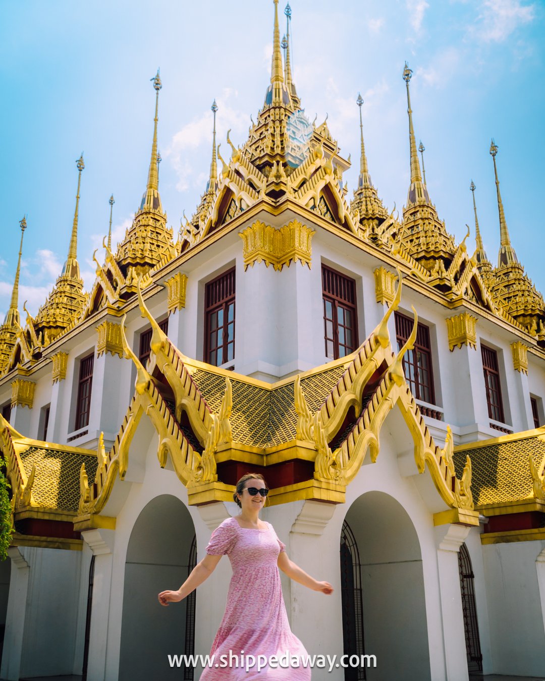 Beautiful Loha Prasat temple, Bangkok
