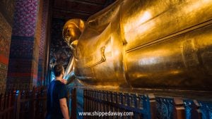 Our experience at Wat Pho’s Reclining Buddha & tips - Huge golden reclining Buddha at Wat Pho temple, Bangkok, Thailand