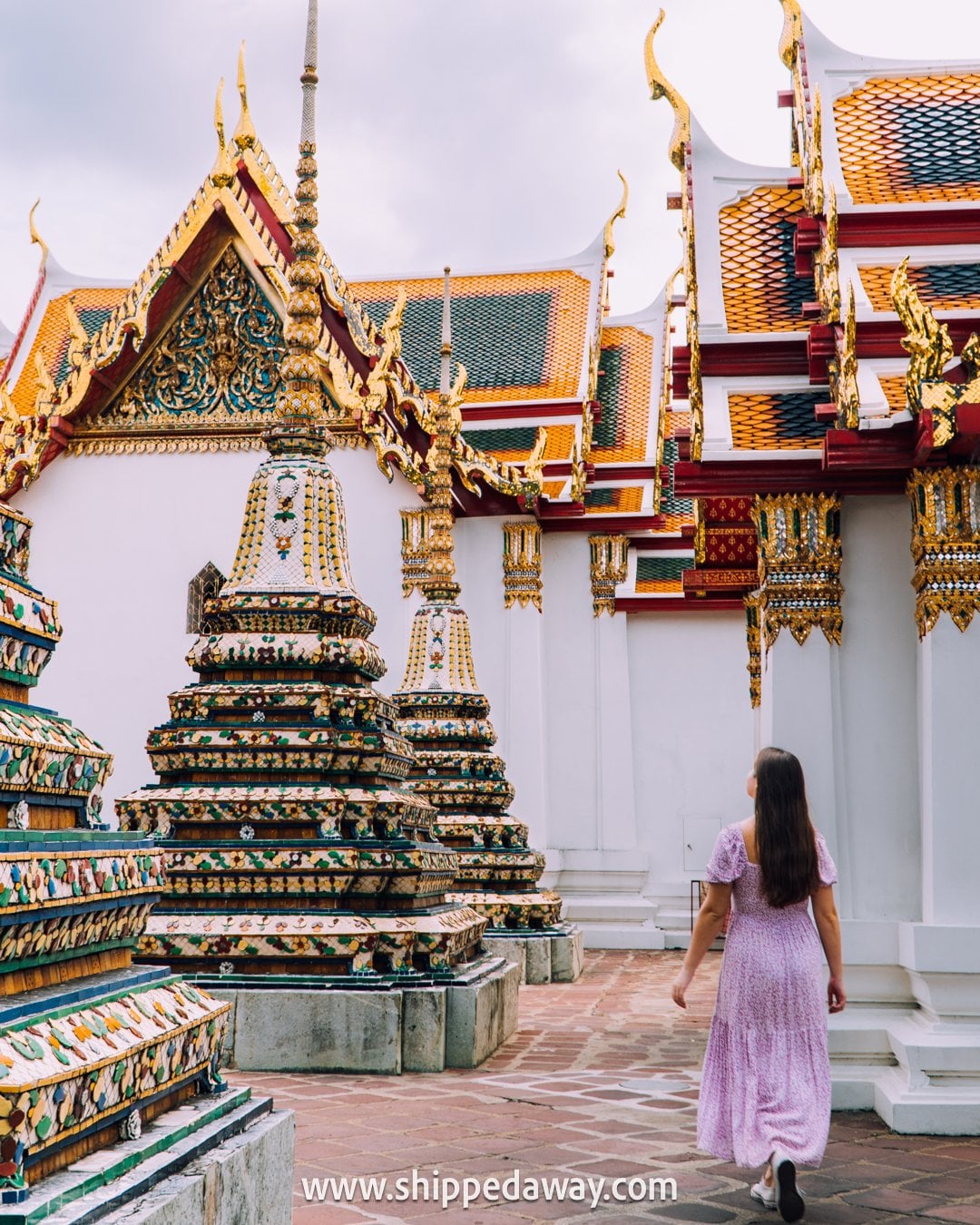 Our experience at Wat Pho’s Reclining Buddha & tips - Grounds of Wat Pho temple in Bangkok, Thailand