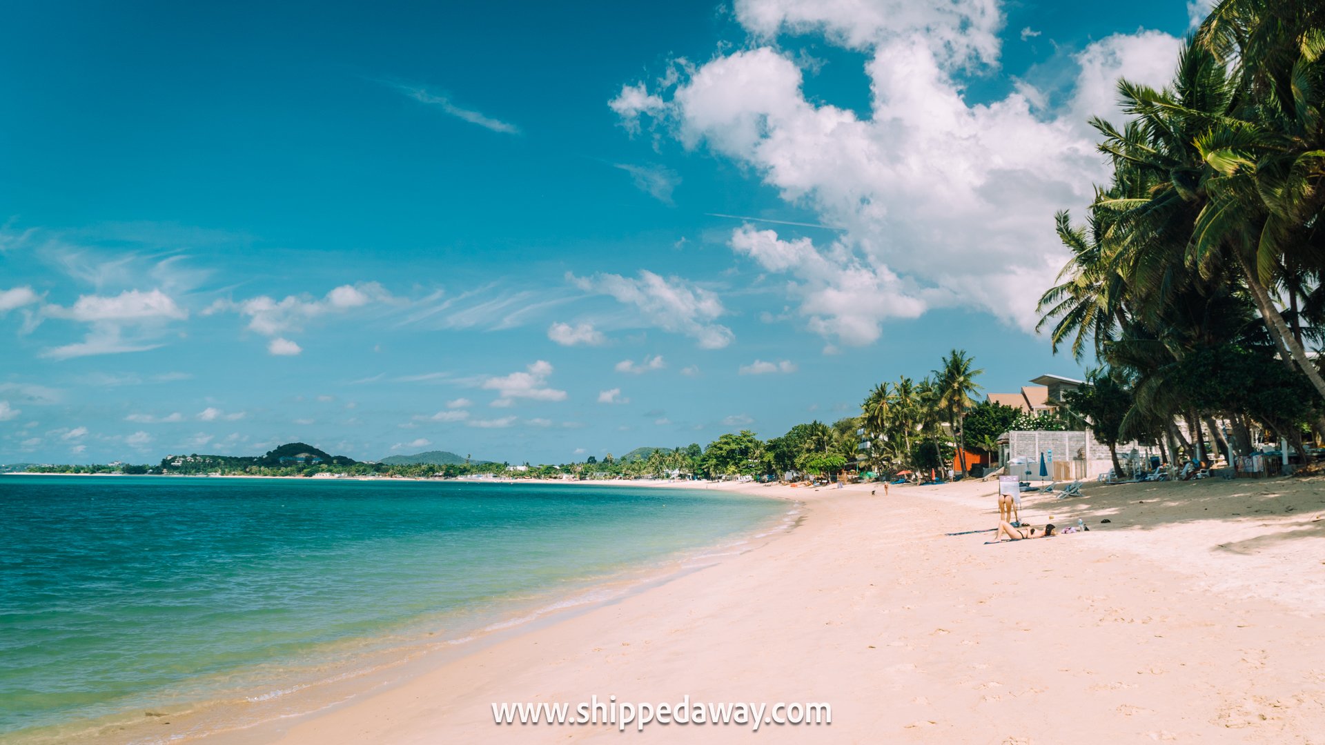 Maenam Beach in Koh Samui, Thailand