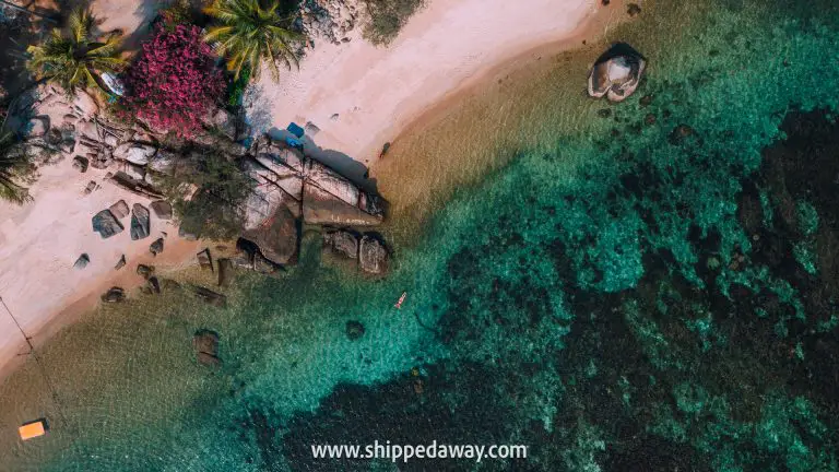 Top Things To Do in Koh Tao, Thailand - aerial view of June Juea beach