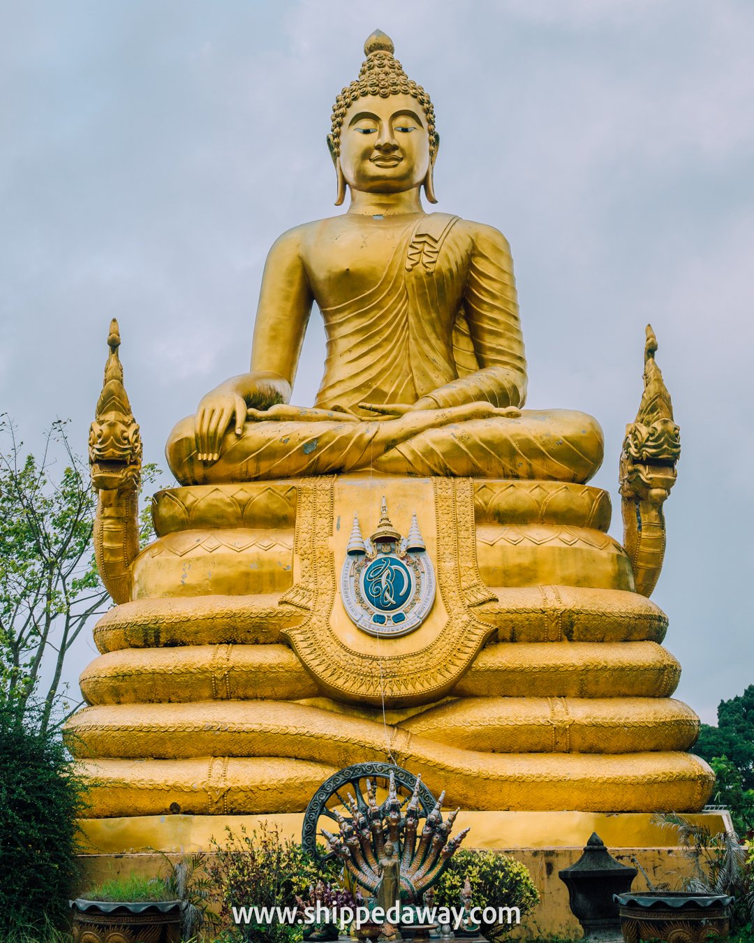 Golden Buddha statue at Big Buddha, Phuket, Thailand