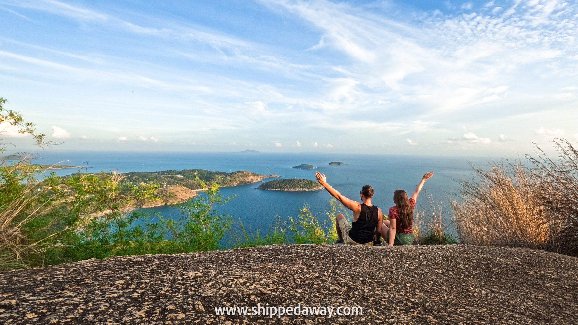 Best viewpoint in Phuket, Thailand - black rock viewpoint
