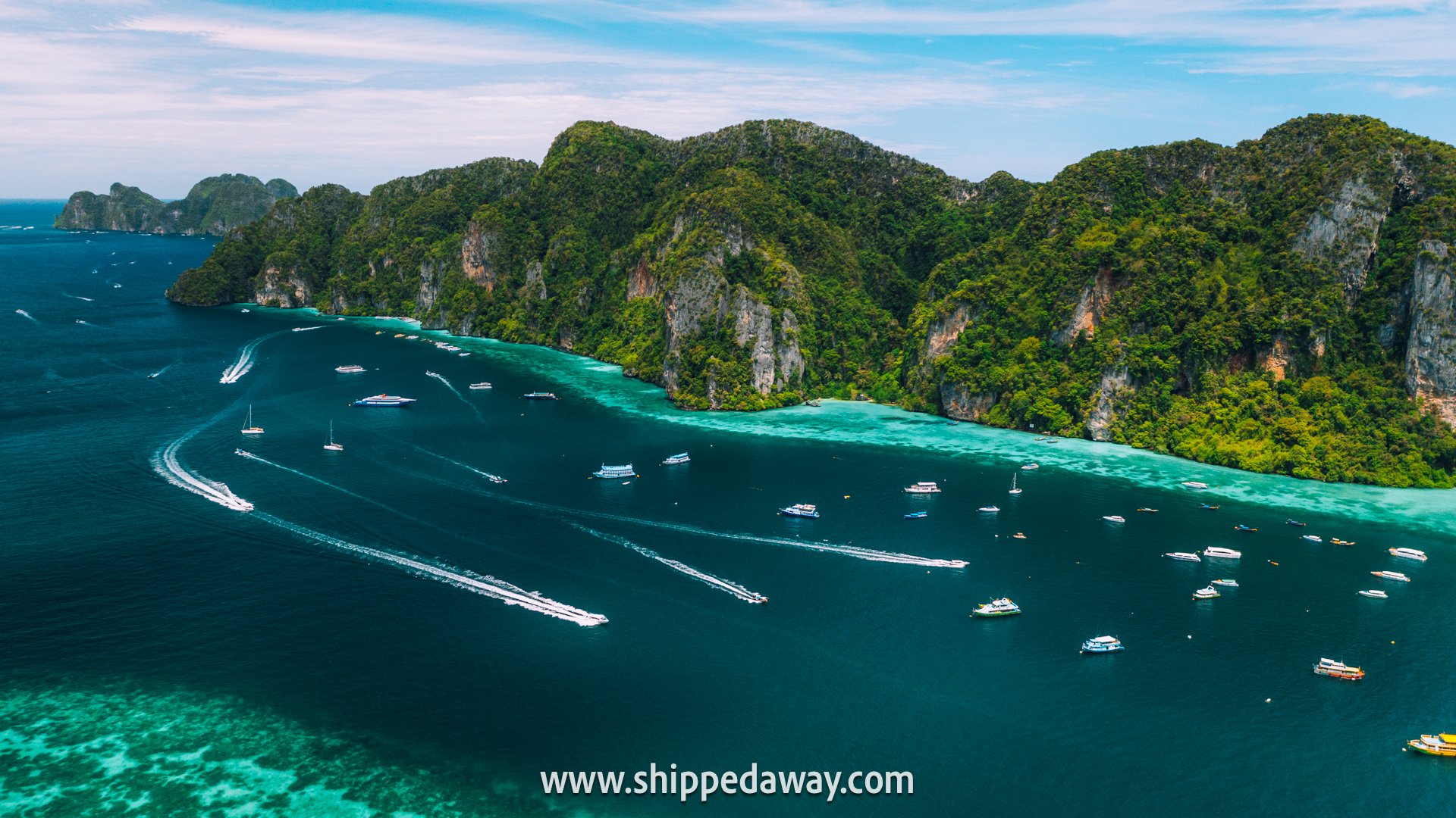 Getting to Phi Phi Islands - Getting around Phi Phi Islands - speedboat, ferry, longtail boat