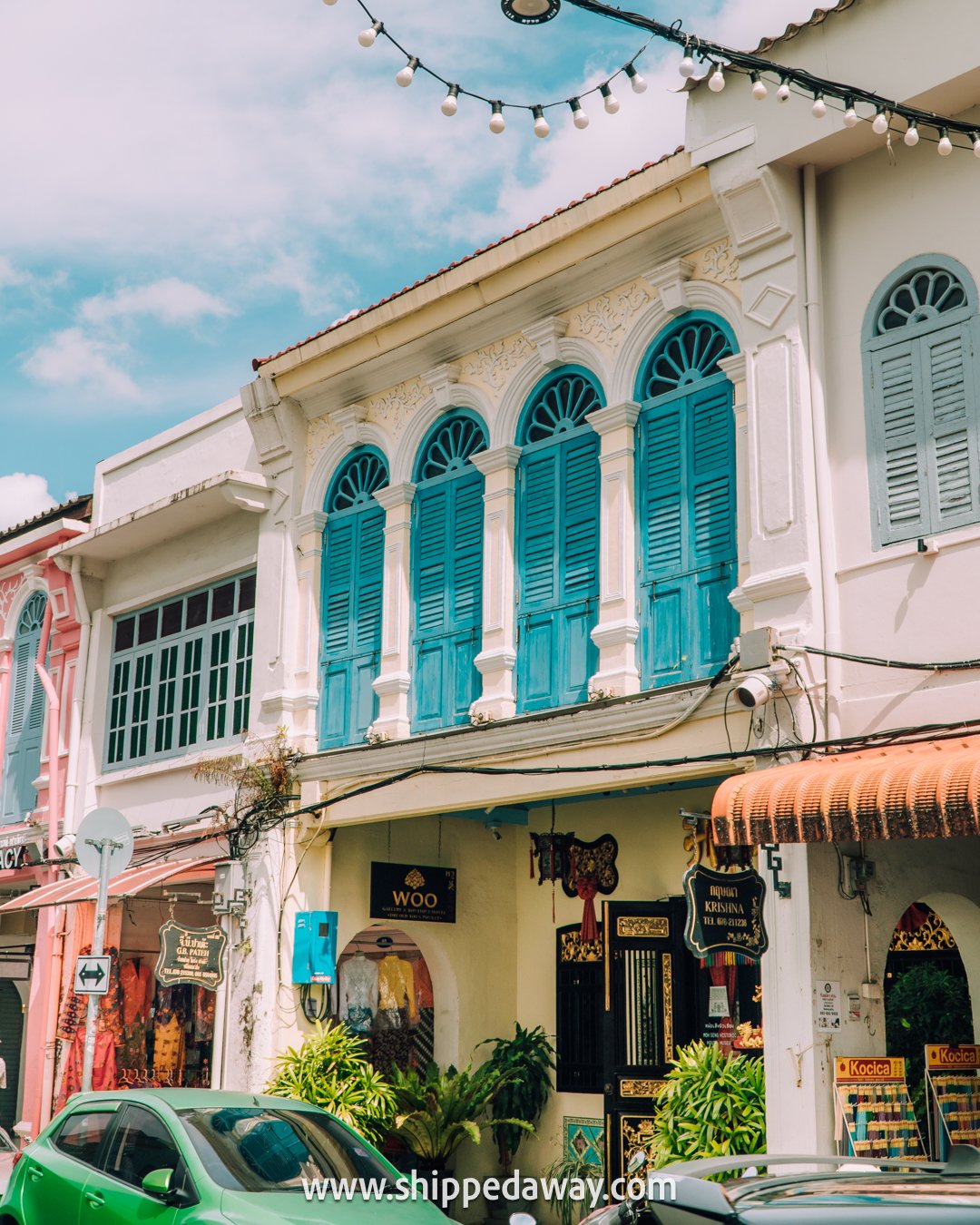 Beautiful historical Old Town in Phuket, Thailand - must visit attraction