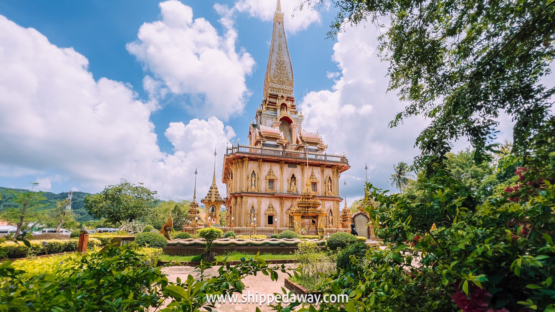 Wat Chalong temple, a must visit attraction in Phuket, Thailand