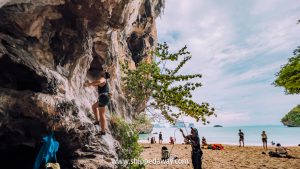 Rock climbing at Railay Beach Krabi Travel Guide, Rock climbing at Railay Beach Thailand Review, Railay Thailand Rock Climbing