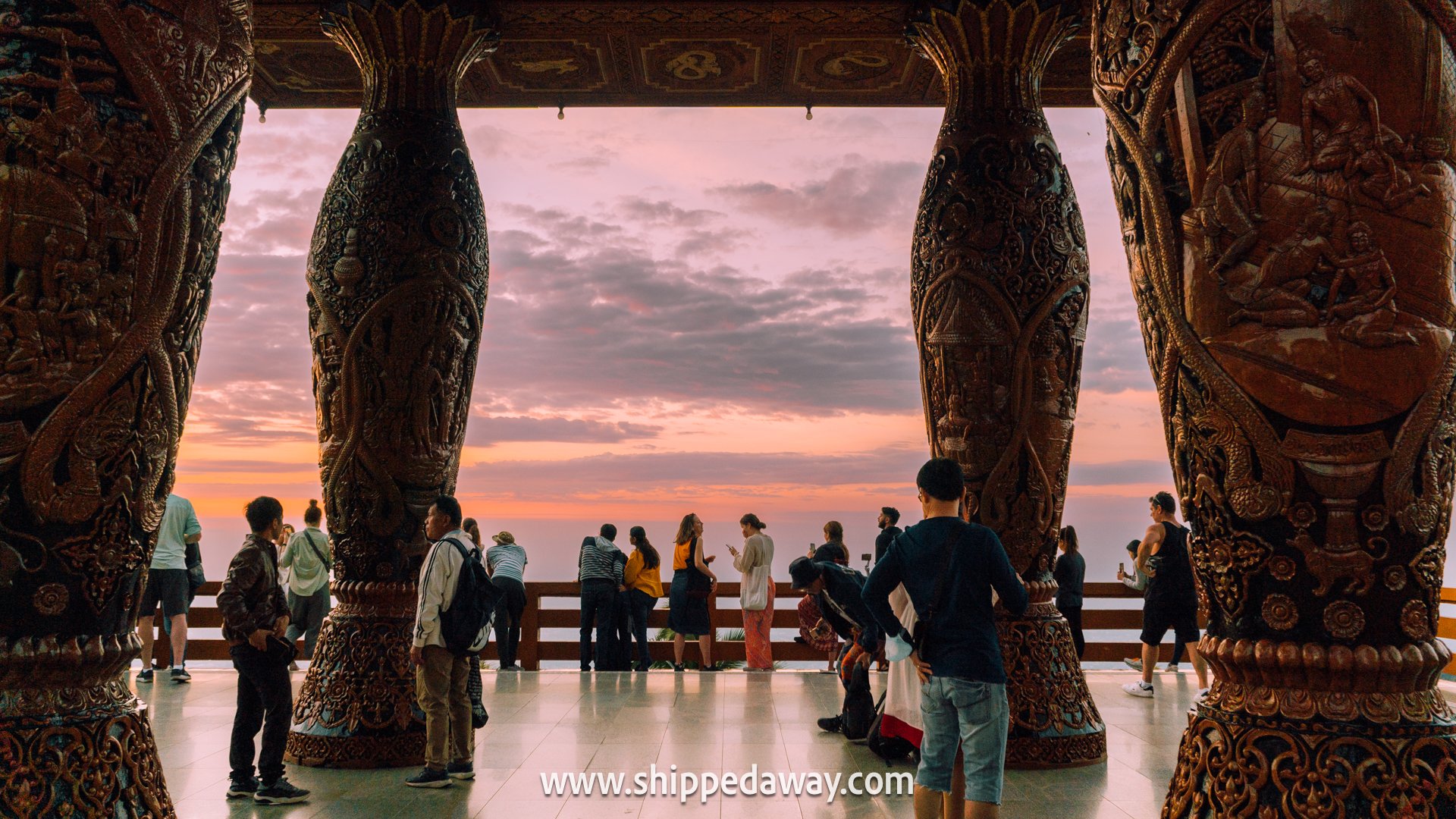Watching the sunrise over Chiang Mai at Wat Phra That Doi Suthep - Doi Suthep Temple Chiang Mai, Thailand - Travel Guide to Doi Suthep Temple