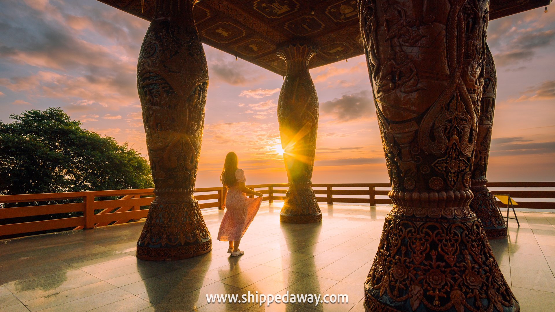 top things to do in Chiang Mai, Chiang Mai attractions - catching a sunrise at Wat Phra That Doi Suthep temple above Chiang Mai